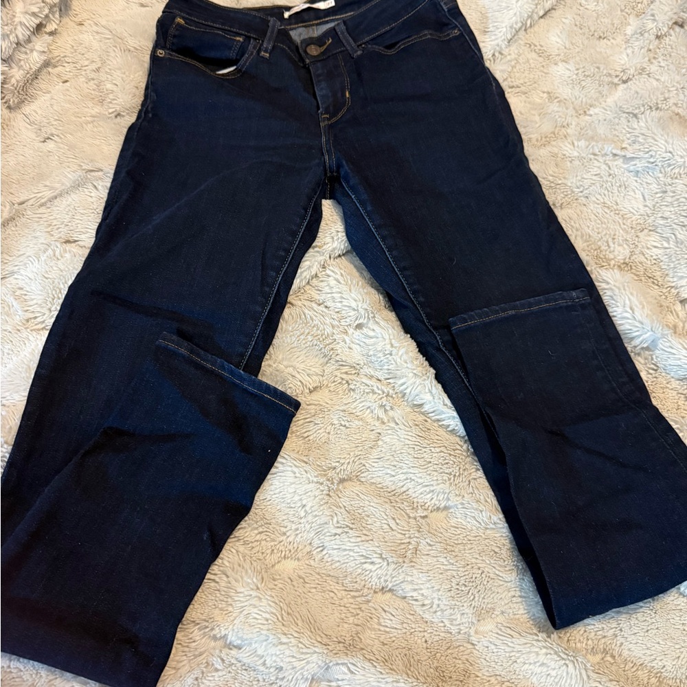 Levi's Women's Deep Indigo Flare Jeans